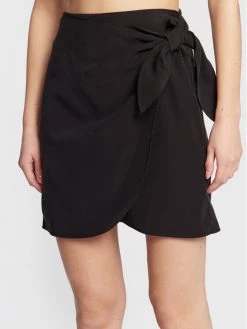 United Colors Of Benetton Γυναίκες Φούστα Mini 45D5D000M Μαύρο Regular Fit Μαύρο