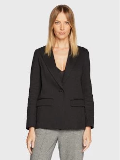 United Colors Of Benetton Γυναίκες Σακάκια & Μπλέιζερ Μπλέιζερ 28MVDW00F Μαύρο Regular Fit Μαύρο