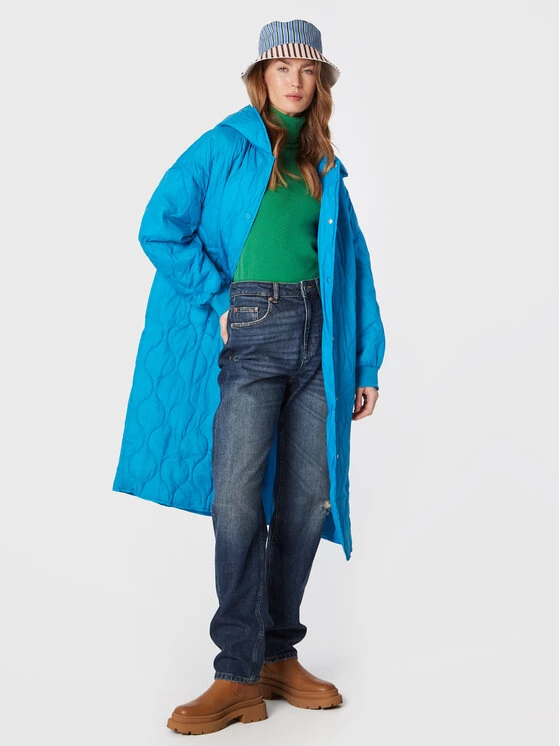 United Colors Of Benetton Γυναίκες Πουπουλένια Μπουφάν Μπουφάν πουπουλένιο 25WUDN00T Μπλε Oversize Μπλε 2 United Colors Of Benetton Γυναίκες Πουπουλένια Μπουφάν Μπουφάν πουπουλένιο 25WUDN00T Μπλε Oversize Μπλε - Image 2