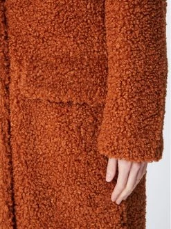 United Colors Of Benetton Γυναίκες Γούνες & Πανωφόρια από προβιά Δέρμα προβάτου 2EYHDN00R Καφέ Loose Fit Καφέ -United Colors Of Benetton Κατάστημα unnamed file 3263