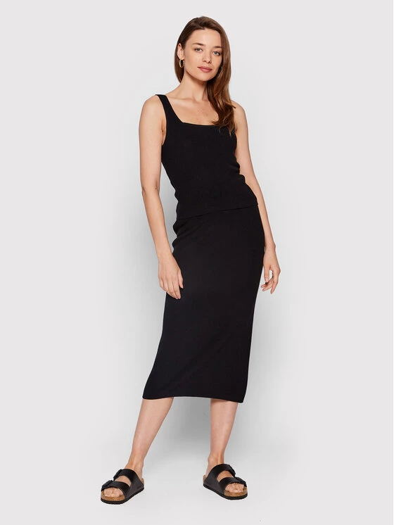 United Colors Of Benetton Γυναίκες Tops Τοπ 1098DH002 Μαύρο Slim Fit Μαύρο 2 United Colors Of Benetton Γυναίκες Tops Τοπ 1098DH002 Μαύρο Slim Fit Μαύρο - Image 2