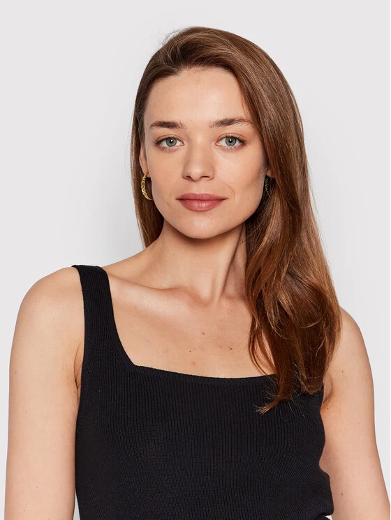 United Colors Of Benetton Γυναίκες Tops Τοπ 1098DH002 Μαύρο Slim Fit Μαύρο 4 United Colors Of Benetton Γυναίκες Tops Τοπ 1098DH002 Μαύρο Slim Fit Μαύρο - Image 4