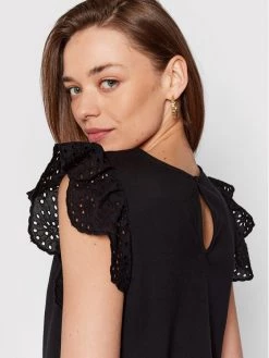 United Colors Of Benetton Γυναίκες Μπλουζάκια Μπλουζάκι 3PQYD101C Μαύρο Regular Fit Μαύρο -United Colors Of Benetton Κατάστημα unnamed file 3323