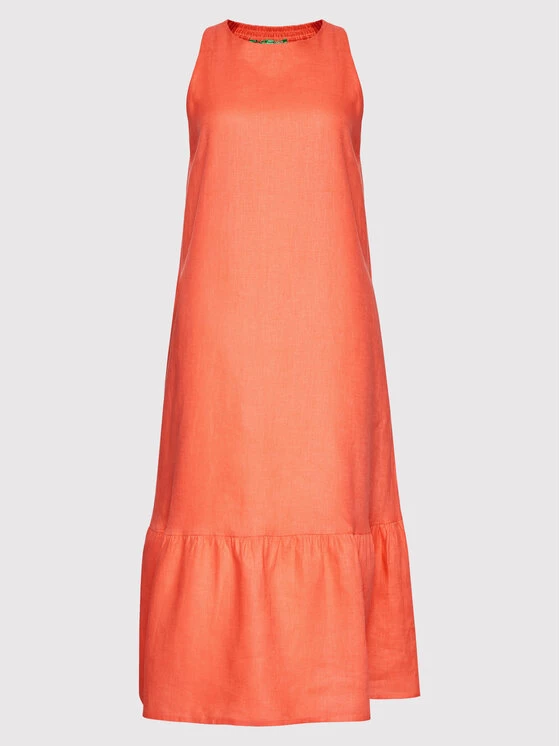 United Colors Of Benetton Γυναίκες Καλοκαιρινά Φορέματα Φόρεμα καλοκαιρινό 4AGHDV01J Πορτοκαλί Regular Fit Πορτοκαλί 5 United Colors Of Benetton Γυναίκες Καλοκαιρινά Φορέματα Φόρεμα καλοκαιρινό 4AGHDV01J Πορτοκαλί Regular Fit Πορτοκαλί - Image 5