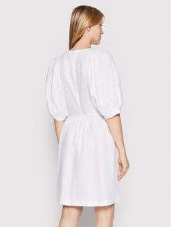 United Colors Of Benetton Γυναίκες Καθημερινά Φορέματα Φόρεμα καθημερινό 4AGHDV01I Λευκό Regular Fit Λευκό -United Colors Of Benetton Κατάστημα unnamed file 3365