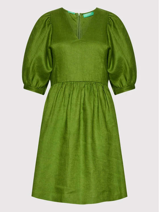 United Colors Of Benetton Γυναίκες Καθημερινά Φορέματα Φόρεμα καθημερινό 4AGHDV01I Πράσινο Regular Fit Πράσινο 5 United Colors Of Benetton Γυναίκες Καθημερινά Φορέματα Φόρεμα καθημερινό 4AGHDV01I Πράσινο Regular Fit Πράσινο - Image 5