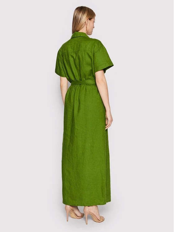 United Colors Of Benetton Γυναίκες Φορέματα σε Στυλ Πουκάμισο & Σεμιζιέ Φόρεμα πουκάμισο 4AGHDV01L Πράσινο Regular Fit Πράσινο 3 United Colors Of Benetton Γυναίκες Φορέματα σε Στυλ Πουκάμισο & Σεμιζιέ Φόρεμα πουκάμισο 4AGHDV01L Πράσινο Regular Fit Πράσινο - Image 3