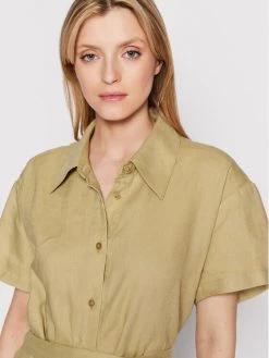 United Colors Of Benetton Γυναίκες Φορέματα σε Στυλ Πουκάμισο & Σεμιζιέ Φόρεμα πουκάμισο 4AGHDV01L Μπεζ Regular Fit Μπεζ -United Colors Of Benetton Κατάστημα unnamed file 3381