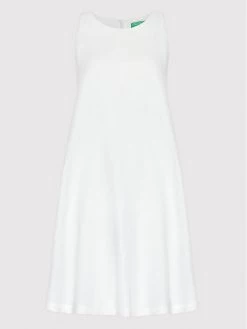 United Colors Of Benetton Γυναίκες Καλοκαιρινά Φορέματα Φόρεμα καλοκαιρινό 4AGH5VC73 Λευκό Regular Fit Λευκό -United Colors Of Benetton Κατάστημα unnamed file 3387