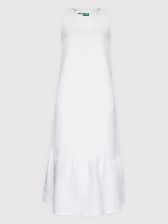 United Colors Of Benetton Γυναίκες Καλοκαιρινά Φορέματα Φόρεμα καλοκαιρινό 4AGHDV01J Λευκό Regular Fit Λευκό 5 United Colors Of Benetton Γυναίκες Καλοκαιρινά Φορέματα Φόρεμα καλοκαιρινό 4AGHDV01J Λευκό Regular Fit Λευκό - Image 5