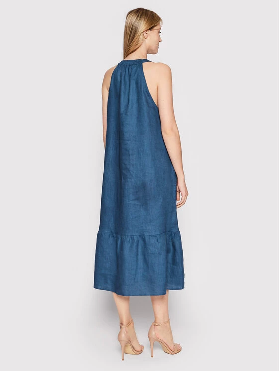 United Colors Of Benetton Γυναίκες Καλοκαιρινά Φορέματα Φόρεμα καλοκαιρινό 4AGHDV01J Σκούρο μπλε Regular Fit Σκούρο μπλε 3 United Colors Of Benetton Γυναίκες Καλοκαιρινά Φορέματα Φόρεμα καλοκαιρινό 4AGHDV01J Σκούρο μπλε Regular Fit Σκούρο μπλε - Image 3