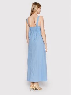 United Colors Of Benetton Γυναίκες Καθημερινά Φορέματα Φόρεμα καθημερινό 4EW7DV01O Μπλε Regular Fit Μπλε -United Colors Of Benetton Κατάστημα unnamed file 3410