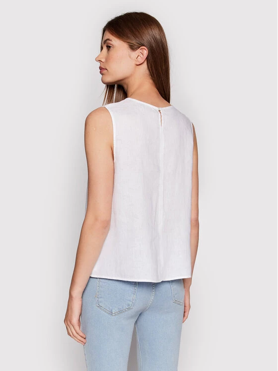 United Colors Of Benetton Γυναίκες Μπλουζάκια Μπλουζάκι 5BMLDQ01N Λευκό Regular Fit Λευκό 3 United Colors Of Benetton Γυναίκες Μπλουζάκια Μπλουζάκι 5BMLDQ01N Λευκό Regular Fit Λευκό - Image 3