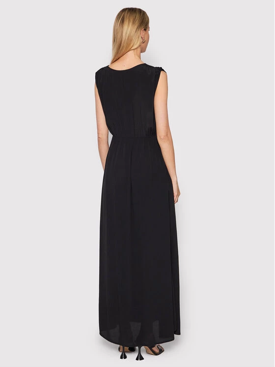 United Colors Of Benetton Γυναίκες Καθημερινά Φορέματα Φόρεμα καθημερινό 43A0DV01N Μαύρο Regular Fit Μαύρο 3 United Colors Of Benetton Γυναίκες Καθημερινά Φορέματα Φόρεμα καθημερινό 43A0DV01N Μαύρο Regular Fit Μαύρο - Image 3