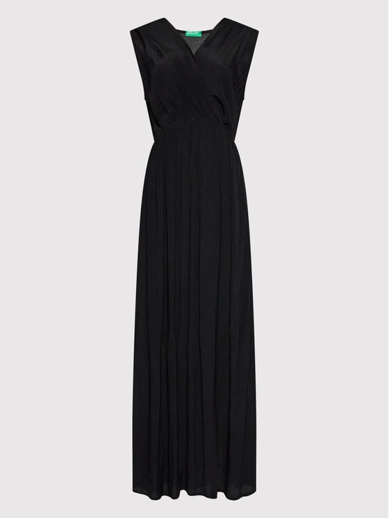 United Colors Of Benetton Γυναίκες Καθημερινά Φορέματα Φόρεμα καθημερινό 43A0DV01N Μαύρο Regular Fit Μαύρο 5 United Colors Of Benetton Γυναίκες Καθημερινά Φορέματα Φόρεμα καθημερινό 43A0DV01N Μαύρο Regular Fit Μαύρο - Image 5