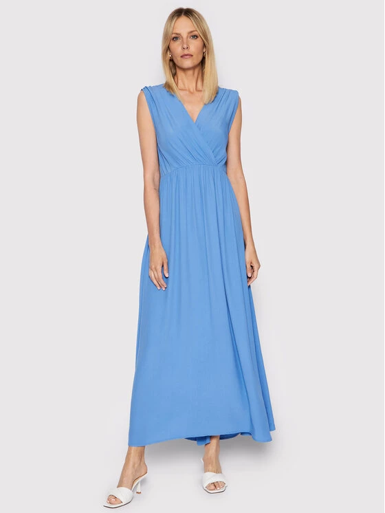 United Colors Of Benetton Γυναίκες Καθημερινά Φορέματα Φόρεμα καθημερινό 43A0DV01N Μπλε Regular Fit Μπλε 2 United Colors Of Benetton Γυναίκες Καθημερινά Φορέματα Φόρεμα καθημερινό 43A0DV01N Μπλε Regular Fit Μπλε - Image 2