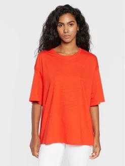 United Colors Of Benetton Γυναίκες T-shirts T-Shirt 3FWFD1028 Κόκκινο Oversize Κόκκινο