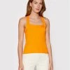 United Colors Of Benetton Γυναίκες Tops Τοπ 1084DH004 Πορτοκαλί Regular Fit Πορτοκαλί