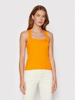 United Colors Of Benetton Γυναίκες Tops Τοπ 1084DH004 Πορτοκαλί Regular Fit Πορτοκαλί