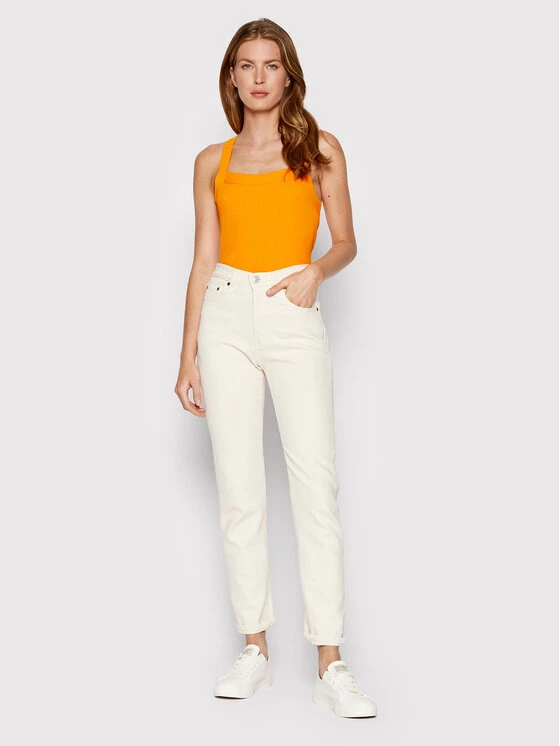 United Colors Of Benetton Γυναίκες Tops Τοπ 1084DH004 Πορτοκαλί Regular Fit Πορτοκαλί 2 United Colors Of Benetton Γυναίκες Tops Τοπ 1084DH004 Πορτοκαλί Regular Fit Πορτοκαλί - Image 2