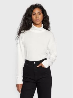 United Colors Of Benetton Γυναίκες Ζιβάγκο 103CD200R Λευκό Relaxed Fit Λευκό