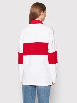 United Colors Of Benetton Γυναίκες Μπλουζάκια Polo Unisex 3MI6U3001 Λευκό Relaxed Fit Λευκό -United Colors Of Benetton Κατάστημα unnamed file 3580