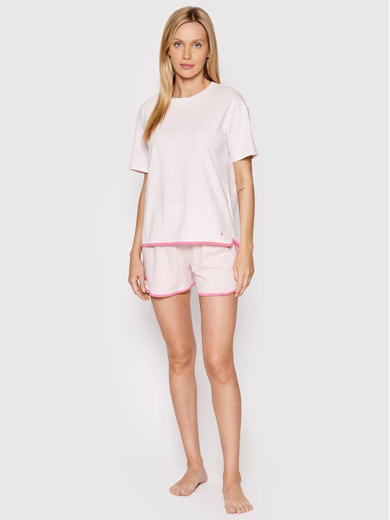 United Colors Of Benetton Γυναίκες Πιτζάμες Σετ Πιτζάμα 3W3Z3P00J Ροζ Relaxed Fit Ροζ 1 United Colors Of Benetton Γυναίκες Πιτζάμες Σετ Πιτζάμα 3W3Z3P00J Ροζ Relaxed Fit Ροζ