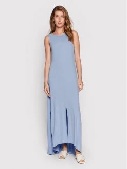 United Colors Of Benetton Γυναίκες Καθημερινά Φορέματα Φόρεμα καθημερινό 31UCDV004 Μπλε Slim Fit Μπλε