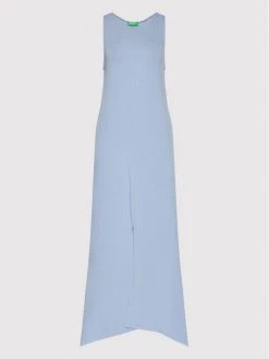 United Colors Of Benetton Γυναίκες Καθημερινά Φορέματα Φόρεμα καθημερινό 31UCDV004 Μπλε Slim Fit Μπλε -United Colors Of Benetton Κατάστημα unnamed file 3679