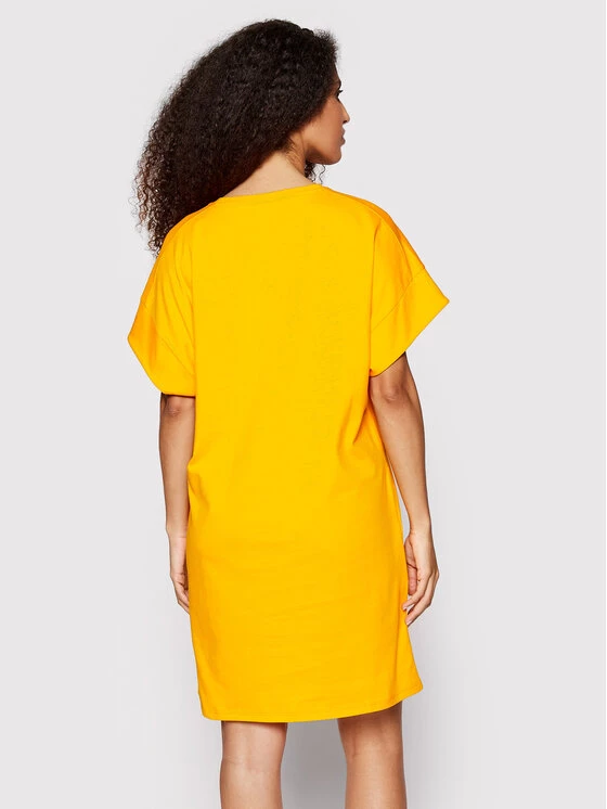 United Colors Of Benetton Γυναίκες Καθημερινά Φορέματα Φόρεμα καθημερινό 3BL0DV003 Πορτοκαλί Relaxed Fit Πορτοκαλί 3 United Colors Of Benetton Γυναίκες Καθημερινά Φορέματα Φόρεμα καθημερινό 3BL0DV003 Πορτοκαλί Relaxed Fit Πορτοκαλί - Image 3