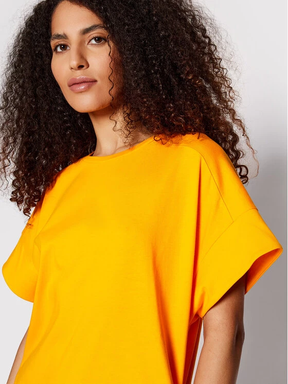 United Colors Of Benetton Γυναίκες Καθημερινά Φορέματα Φόρεμα καθημερινό 3BL0DV003 Πορτοκαλί Relaxed Fit Πορτοκαλί 4 United Colors Of Benetton Γυναίκες Καθημερινά Φορέματα Φόρεμα καθημερινό 3BL0DV003 Πορτοκαλί Relaxed Fit Πορτοκαλί - Image 4