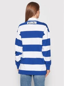 United Colors Of Benetton Γυναίκες Μπλουζάκια Polo Unisex 3ECCU3003 Μπλε Relaxed Fit Μπλε -United Colors Of Benetton Κατάστημα unnamed file 3714