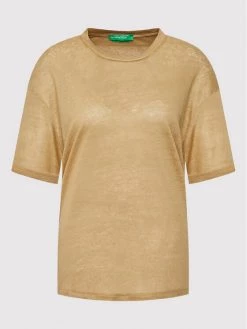 United Colors Of Benetton Γυναίκες T-shirts T-Shirt 3S1MD101G Καφέ Regular Fit Καφέ -United Colors Of Benetton Κατάστημα unnamed file 3740