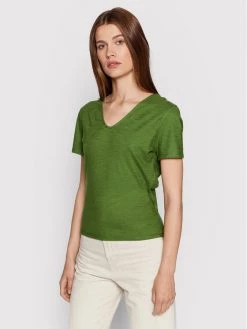 United Colors Of Benetton Γυναίκες Μπλουζάκια Μπλουζάκι 3BVXD4008 Πράσινο Regular Fit Πράσινο