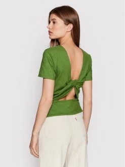 United Colors Of Benetton Γυναίκες Μπλουζάκια Μπλουζάκι 3BVXD4008 Πράσινο Regular Fit Πράσινο -United Colors Of Benetton Κατάστημα unnamed file 3743