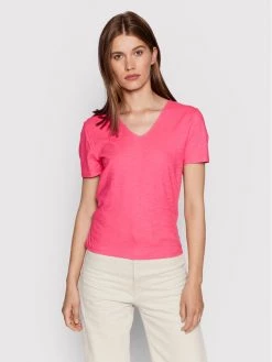 United Colors Of Benetton Γυναίκες Μπλουζάκια Μπλουζάκι 3BVXD4008 Ροζ Regular Fit Ροζ