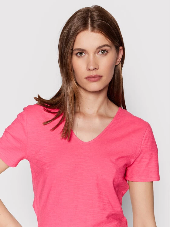 United Colors Of Benetton Γυναίκες Μπλουζάκια Μπλουζάκι 3BVXD4008 Ροζ Regular Fit Ροζ 4 United Colors Of Benetton Γυναίκες Μπλουζάκια Μπλουζάκι 3BVXD4008 Ροζ Regular Fit Ροζ - Image 4