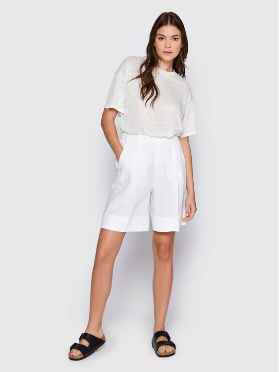 United Colors Of Benetton Γυναίκες T-shirts T-Shirt 3S1MD101G Λευκό Relaxed Fit Λευκό 2 United Colors Of Benetton Γυναίκες T-shirts T-Shirt 3S1MD101G Λευκό Relaxed Fit Λευκό - Image 2