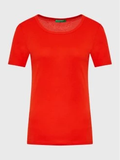 United Colors Of Benetton Γυναίκες T-shirts T-Shirt 3GA2E16A0 Κόκκινο Regular Fit Κόκκινο -United Colors Of Benetton Κατάστημα unnamed file 376