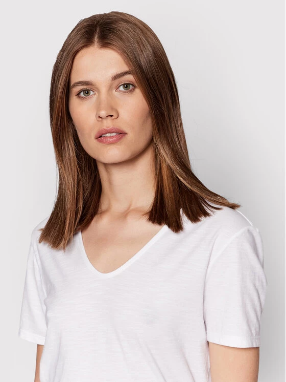 United Colors Of Benetton Γυναίκες Μπλουζάκια Μπλουζάκι 3BVXD4008 Λευκό Regular Fit Λευκό 4 United Colors Of Benetton Γυναίκες Μπλουζάκια Μπλουζάκι 3BVXD4008 Λευκό Regular Fit Λευκό - Image 4