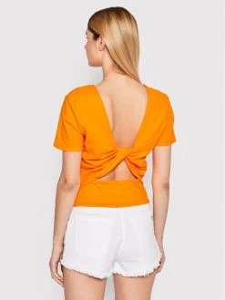 United Colors Of Benetton Γυναίκες Μπλουζάκια Μπλουζάκι 3BVXD4008 Πορτοκαλί Regular Fit Πορτοκαλί -United Colors Of Benetton Κατάστημα unnamed file 3773