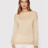 United Colors Of Benetton Γυναίκες Πουλόβερ 1011E100H Μπεζ Relaxed Fit Μπεζ