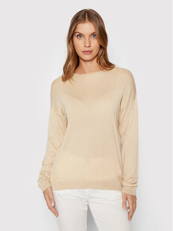 United Colors Of Benetton Γυναίκες Πουλόβερ 1011E100H Μπεζ Relaxed Fit Μπεζ 1 United Colors Of Benetton Γυναίκες Πουλόβερ 1011E100H Μπεζ Relaxed Fit Μπεζ