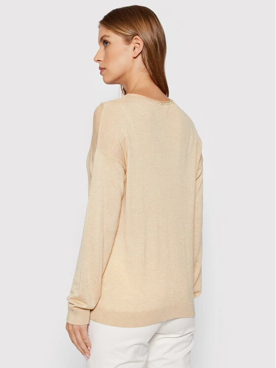 United Colors Of Benetton Γυναίκες Πουλόβερ 1011E100H Μπεζ Relaxed Fit Μπεζ 3 United Colors Of Benetton Γυναίκες Πουλόβερ 1011E100H Μπεζ Relaxed Fit Μπεζ - Image 3