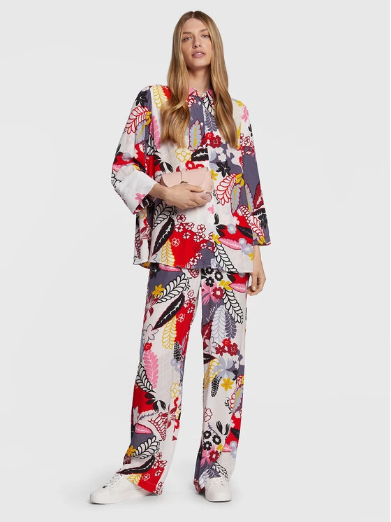 United Colors Of Benetton Γυναίκες Υφασμάτινα Παντελόνια Παντελόνι υφασμάτινο 4OAKDF01I Έγχρωμο Relaxed Fit Έγχρωμο 2 United Colors Of Benetton Γυναίκες Υφασμάτινα Παντελόνια Παντελόνι υφασμάτινο 4OAKDF01I Έγχρωμο Relaxed Fit Έγχρωμο - Image 2