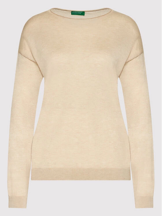 United Colors Of Benetton Γυναίκες Πουλόβερ 1011E100H Μπεζ Relaxed Fit Μπεζ 5 United Colors Of Benetton Γυναίκες Πουλόβερ 1011E100H Μπεζ Relaxed Fit Μπεζ - Image 5