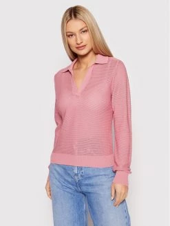 United Colors Of Benetton Γυναίκες Πουλόβερ 105FD3001 Ροζ Relaxed Fit Ροζ