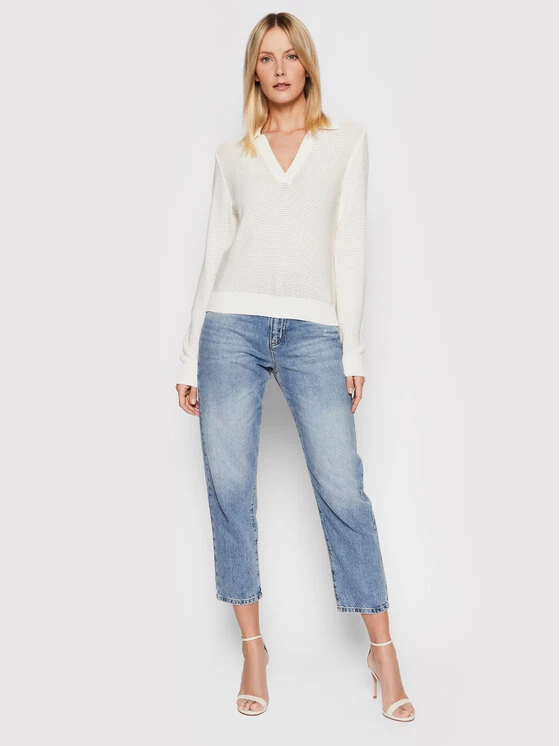 United Colors Of Benetton Γυναίκες Πουλόβερ 105FD3001 Μπεζ Relaxed Fit Μπεζ 2 United Colors Of Benetton Γυναίκες Πουλόβερ 105FD3001 Μπεζ Relaxed Fit Μπεζ - Image 2