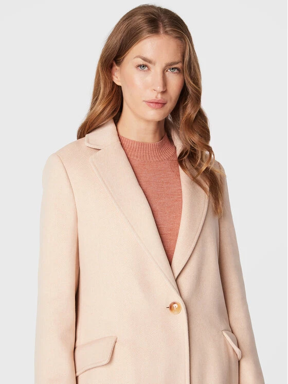 United Colors Of Benetton Γυναίκες Μεταβατικά Παλτά Μάλλινο παλτό 22H9DN00O Μπεζ Regular Fit Μπεζ 4 United Colors Of Benetton Γυναίκες Μεταβατικά Παλτά Μάλλινο παλτό 22H9DN00O Μπεζ Regular Fit Μπεζ - Image 4