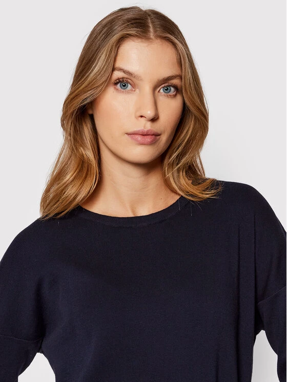 United Colors Of Benetton Γυναίκες Πουλόβερ 1091D100E Σκούρο μπλε Regular Fit Σκούρο μπλε 4 United Colors Of Benetton Γυναίκες Πουλόβερ 1091D100E Σκούρο μπλε Regular Fit Σκούρο μπλε - Image 4